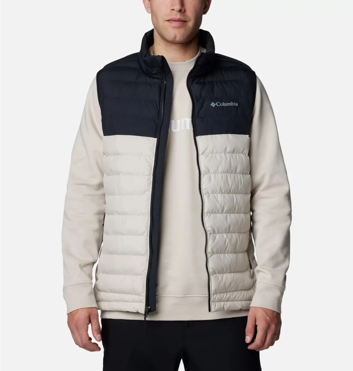 Columbia Powder Lite II Vest Dark Stone, Black