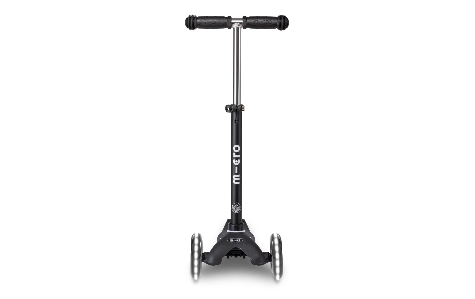 Kickboard Mini Micro Deluxe Eco SchwarzKids Scooter aus recycelten Fischernetzen