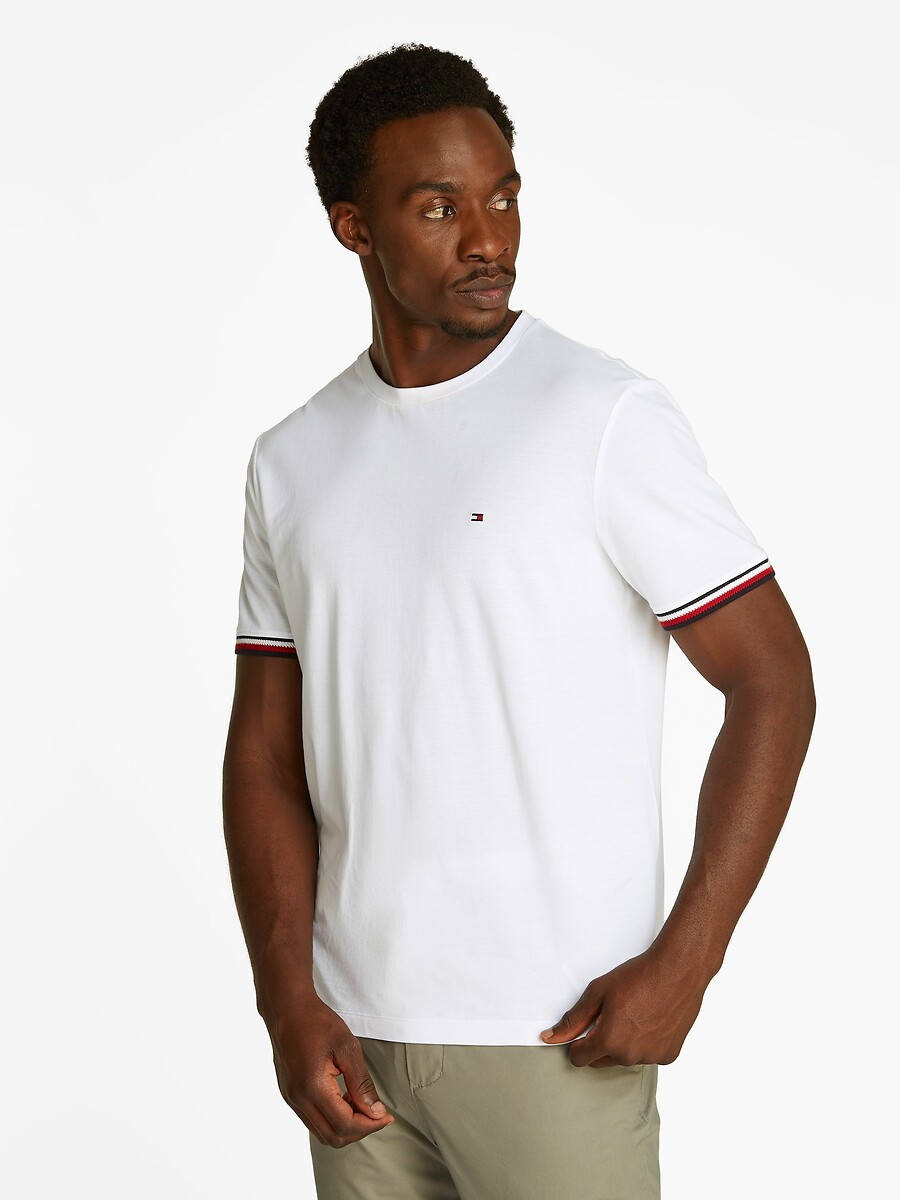 Camiseta TOMMY HILFIGER com bordas contrastantes