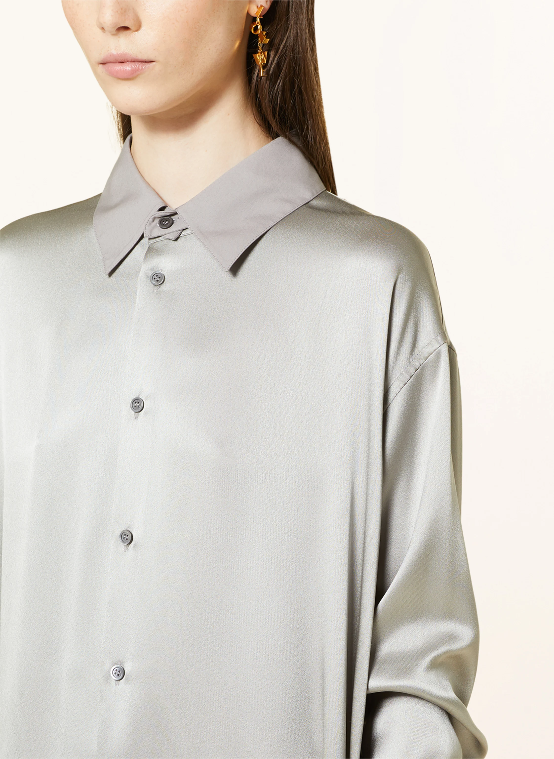LOEWE Hemdblusenkleid aus Seide