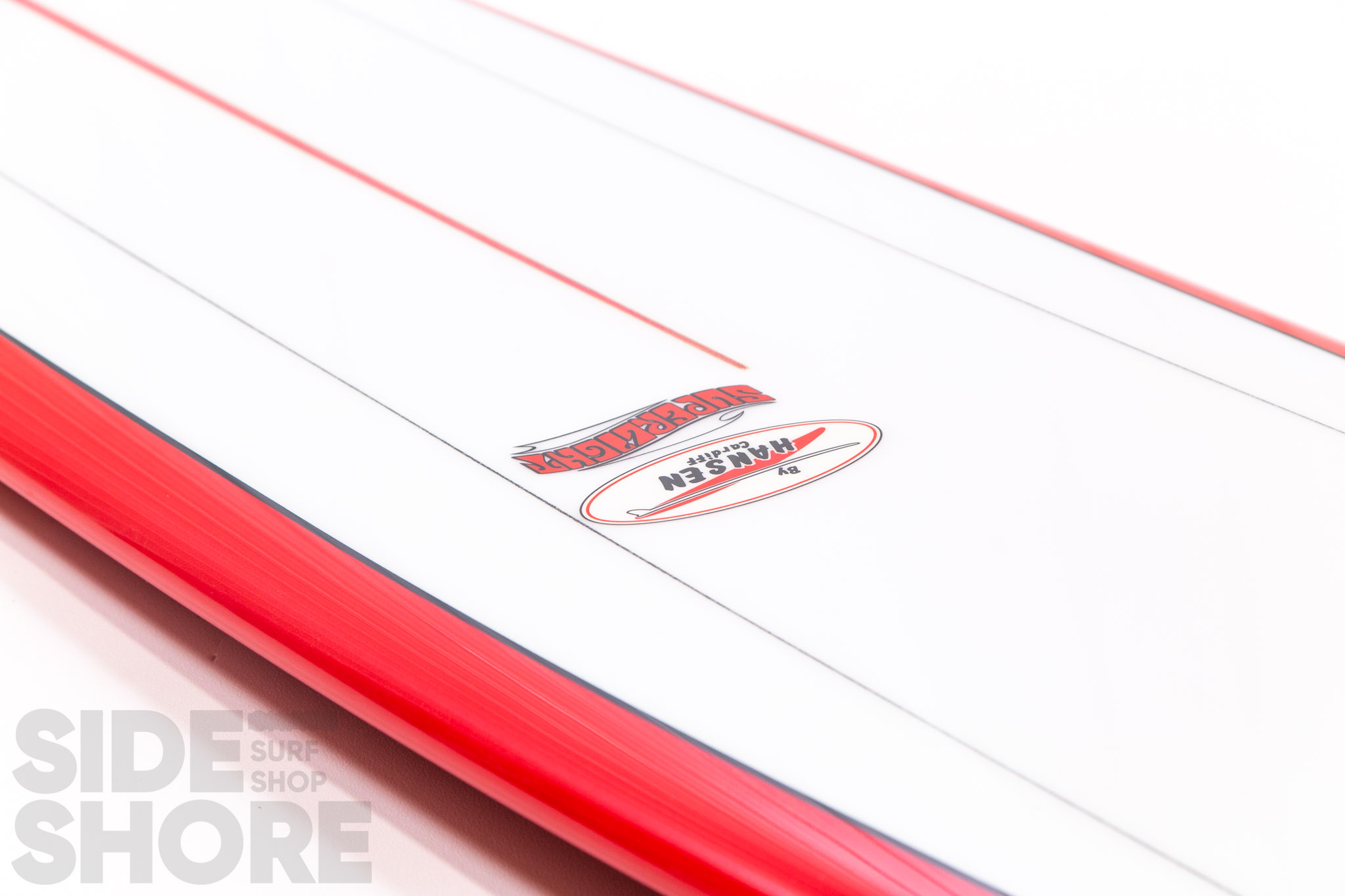 Hansen Surfboards Superlight - Tint Red   Polish - 9'8 x 22 7/8
