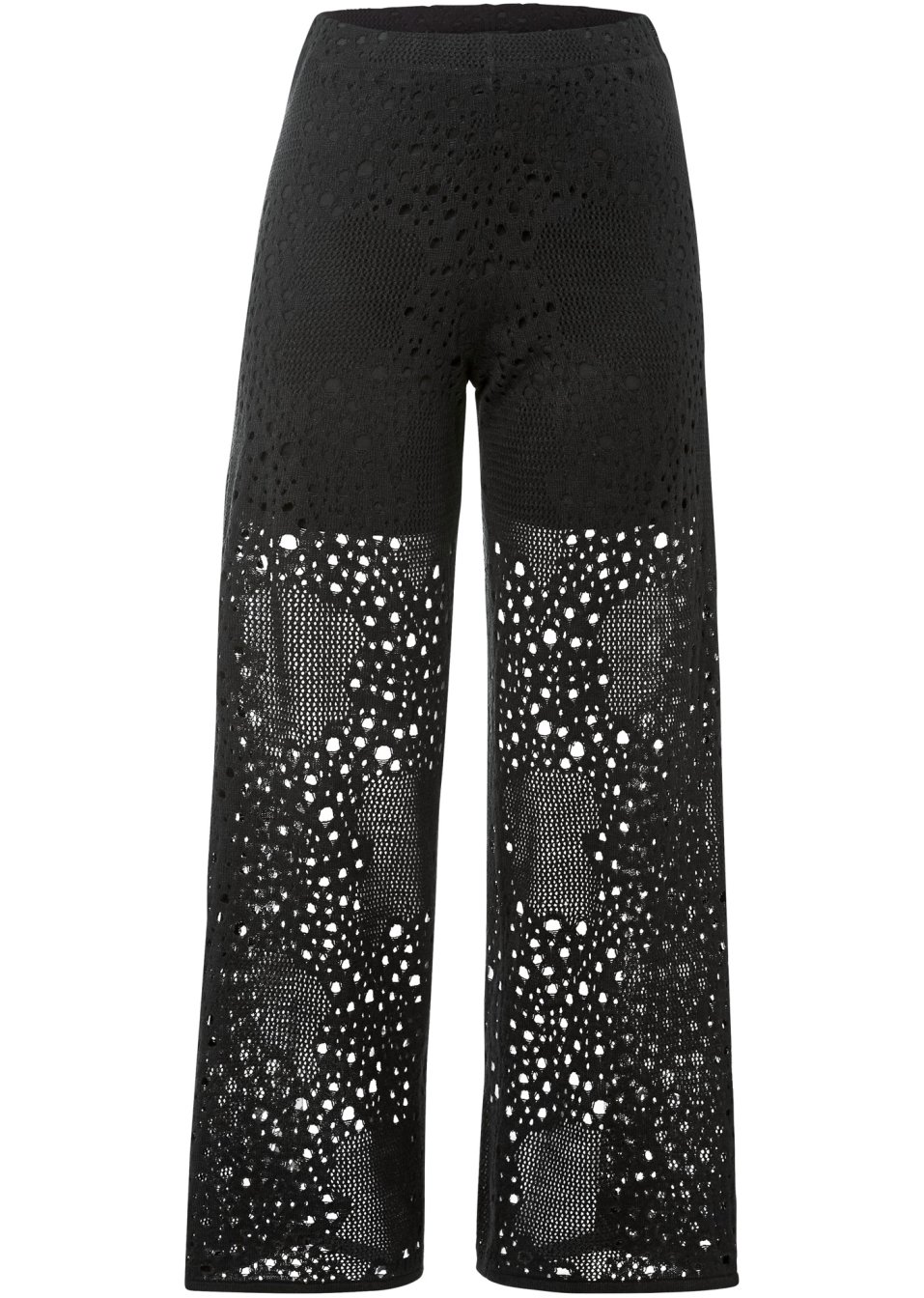 Pantalon en maille taille extensible