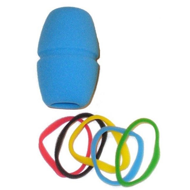 Sennheiser MZW 4032 C blauwe schuim windkap met vijf kleurringen