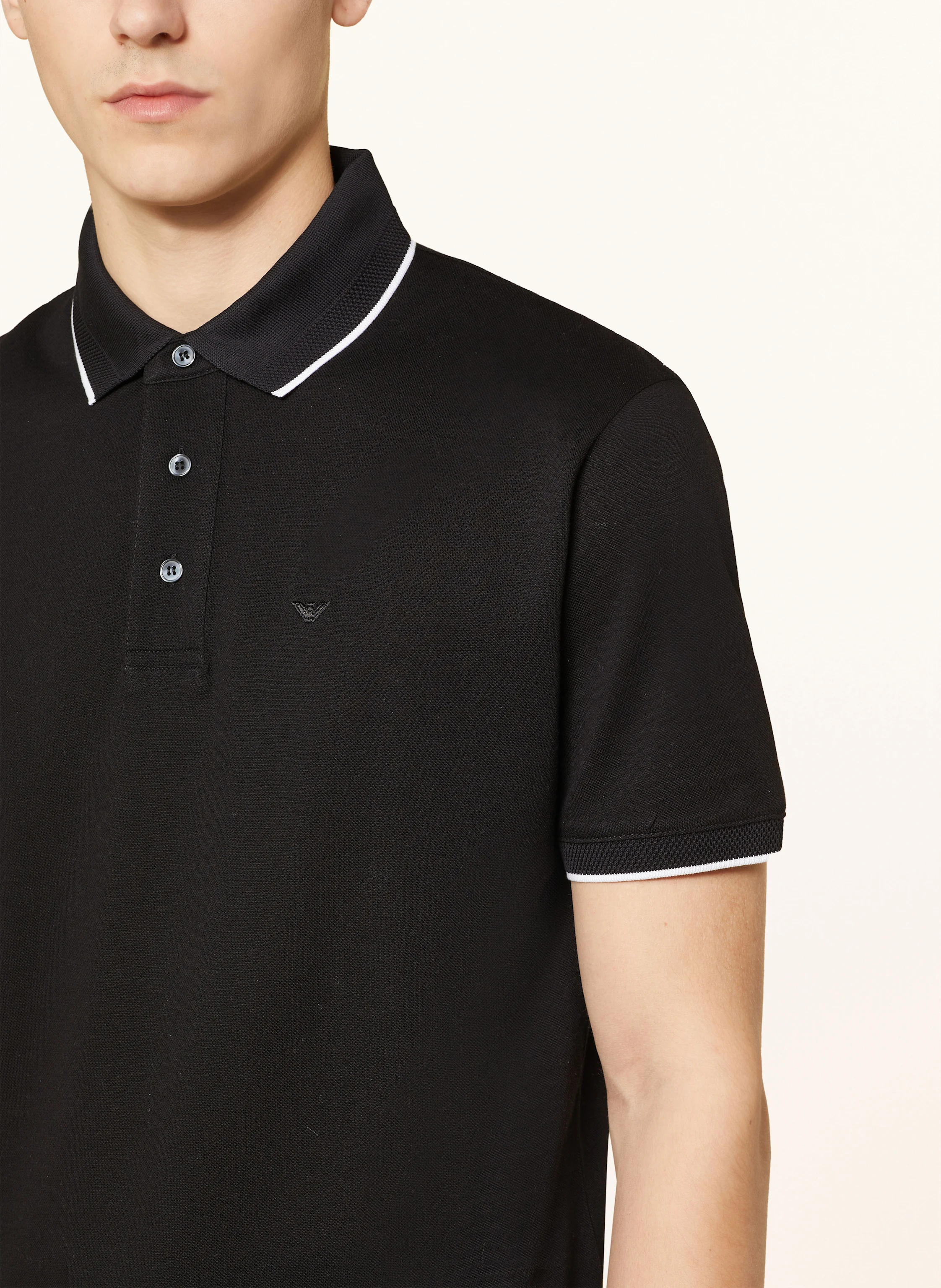 EMPORIO ARMANI Piqué-Poloshirt