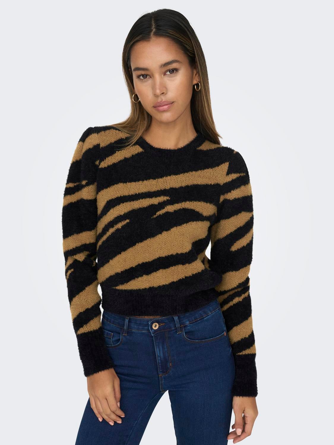 ONLELLA Strickpullover Black
