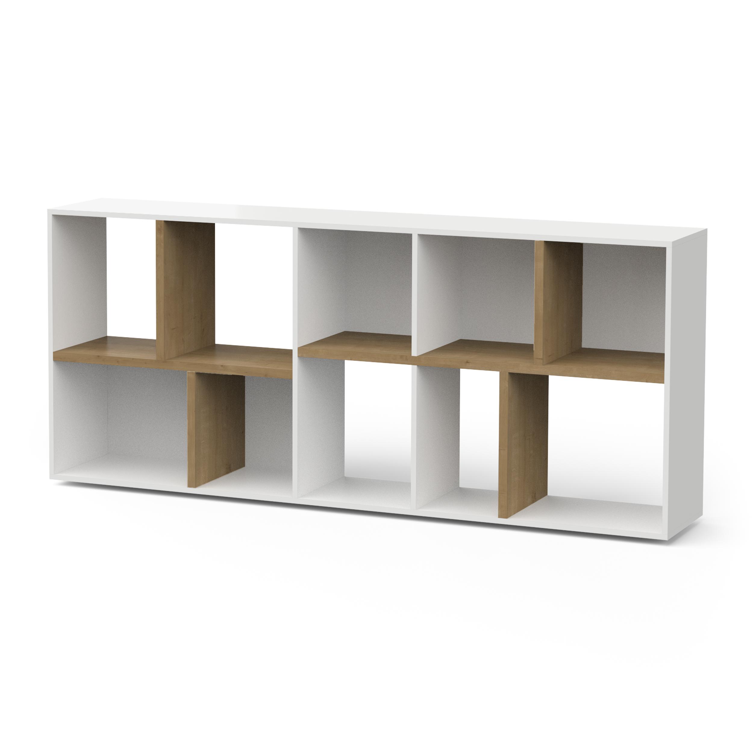 ACCESS BIBLIOTHEQUE 10 NICHES HAMILTON BLANC MAT