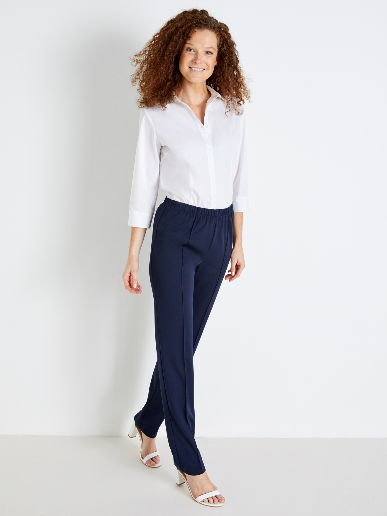 Pantalon en maille stature + d'1,60m