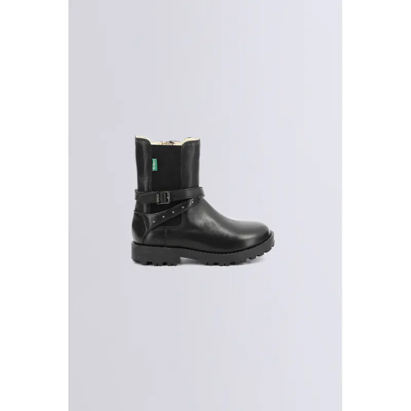 GROOZMY NOIR BOOTS Cuir Fille