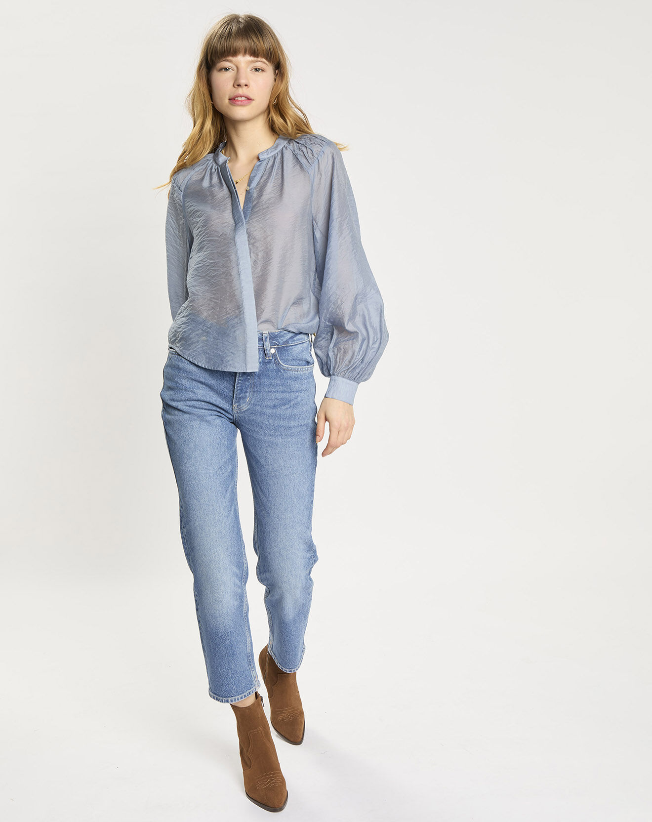 Scotch & Soda Jean Regular Fit bleu délavé