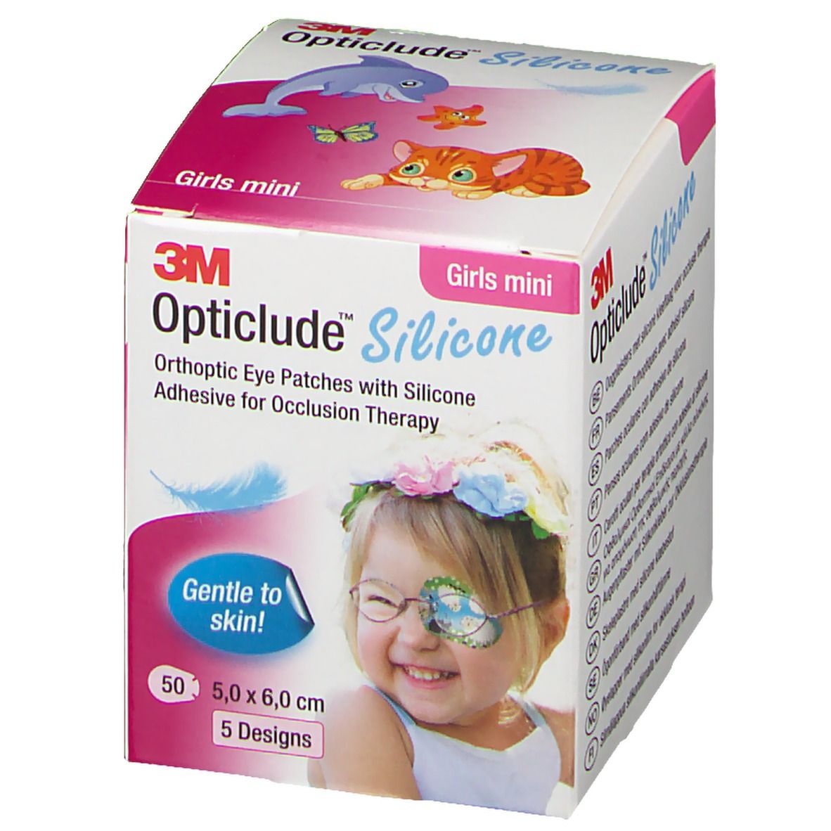 Opticlude 3M Silicone Girls mini 5 x 6 cm