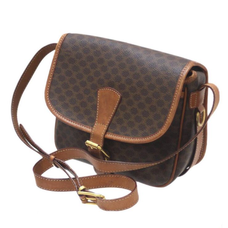 Celine Vintage Celine Crossbody Bag Brown