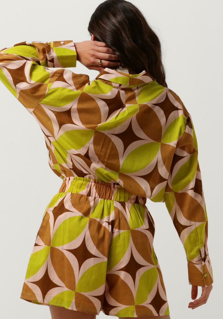 NOTRE-V groene notre-v blouse nv-deon blouse