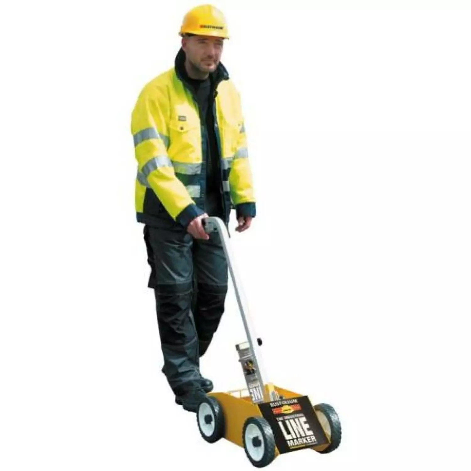 Rust-Oleum Hard Hat Lijnen trekker 4 wielen incl. markeerhendel