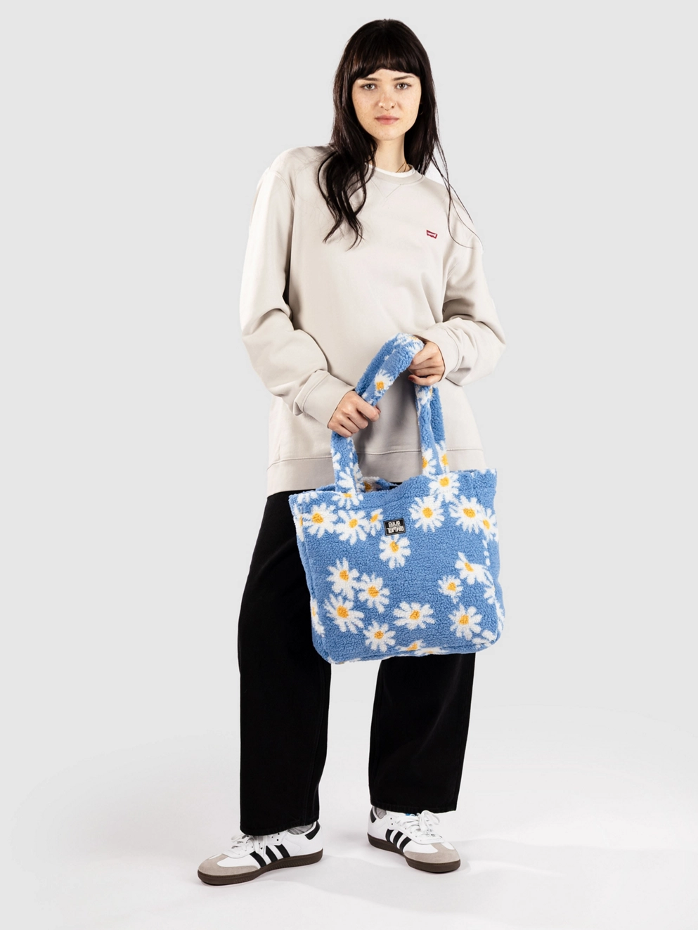 Blue Tomato Fleece Tote Bag blue