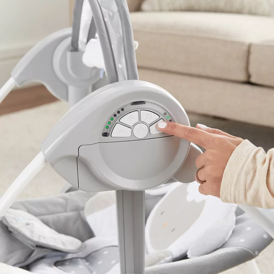 Ingenuity Comfort 2 Go Portable Swing™- Kuschellamm