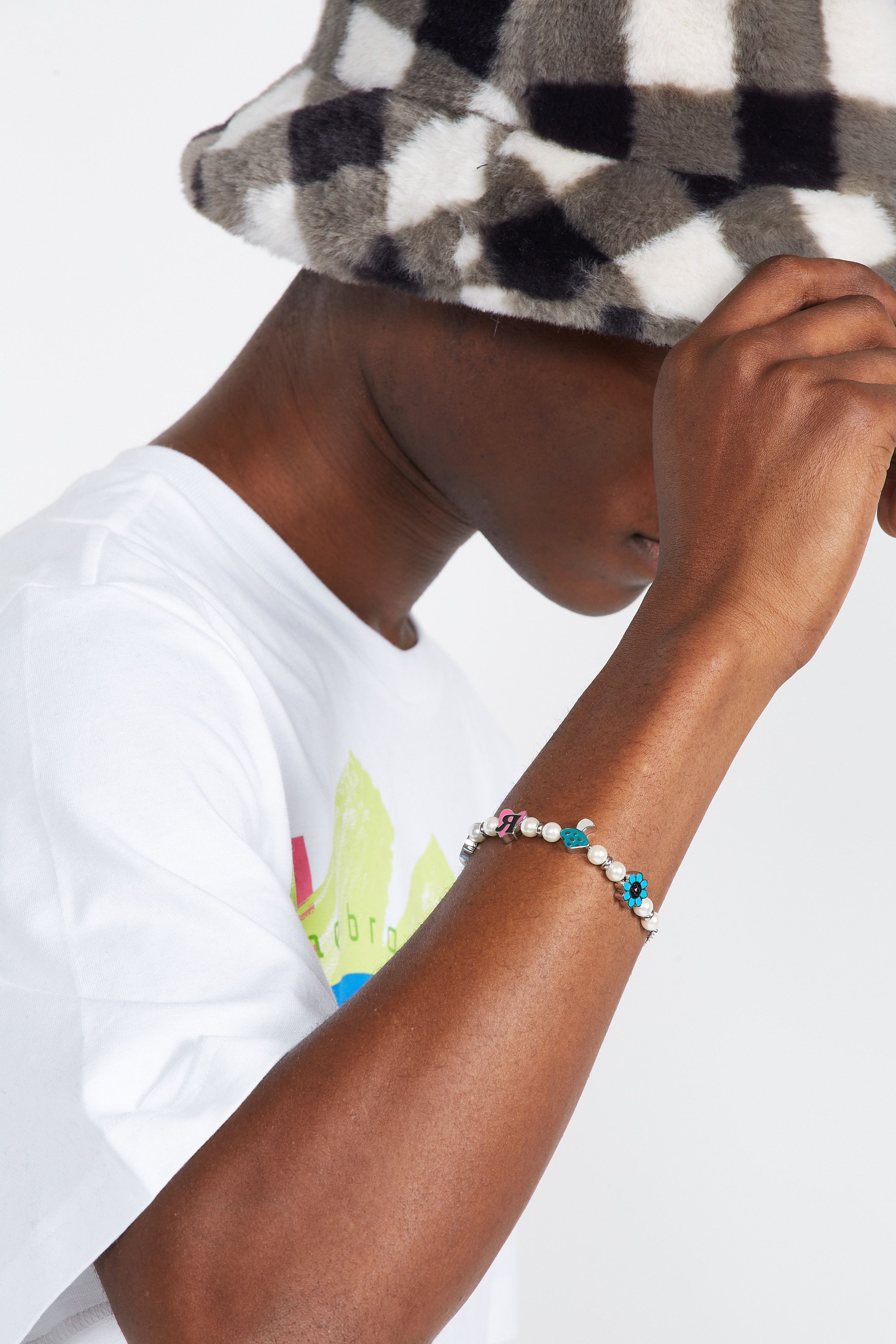 RIPNDIP Bracelet  Lucky Charms Pearl Necklace Multicolore