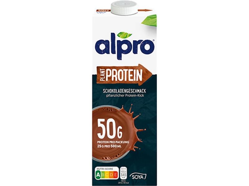 Alpro Sojadrink Schokolade Protein 1 l Schokoladiges Getränk auf Basis von Soja