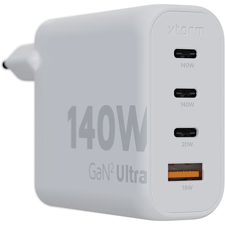 Xtorm GaN2 Ultra oplader 140w - hvid