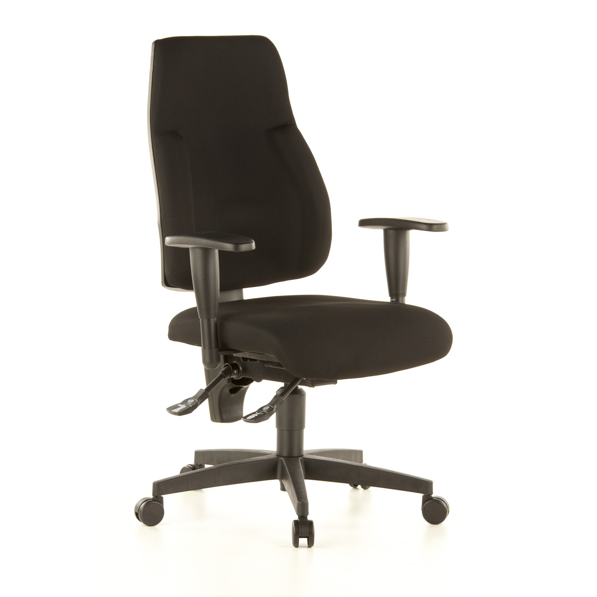 Profi Bürostuhl LADY SITNESS C AL.K2 Stoff mit Armlehnen (höhenverstellbar) Topstar