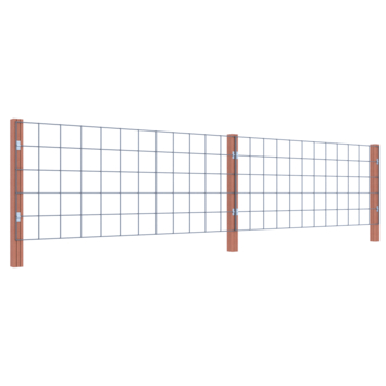 Gaas startpakket tuinhek hardhout ca. 75 x 180 cm liggend