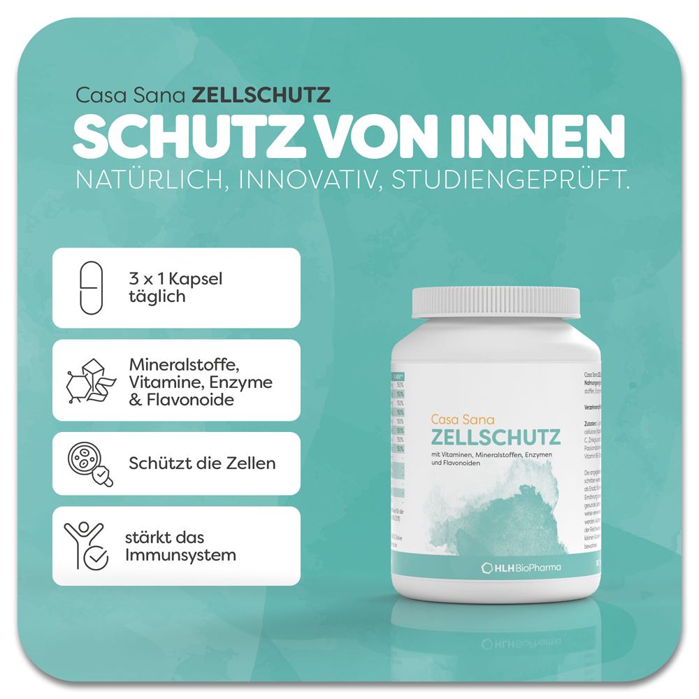 Casa Sana ZELLSCHUTZ - Für ein gesundes Hautbild und mehr Vitalität