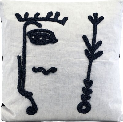 House Doctor - Pudebetræk - Hdingo - Hvid - 50X50 CM