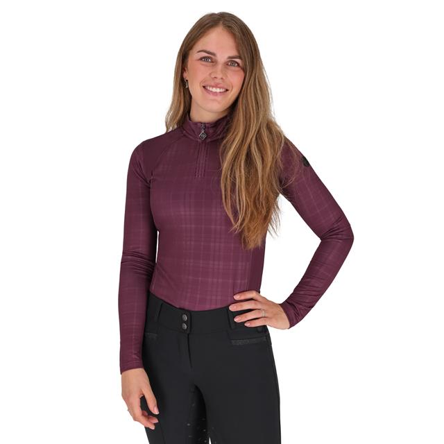 Trainingsshirt QHP Zahra Donkerrood