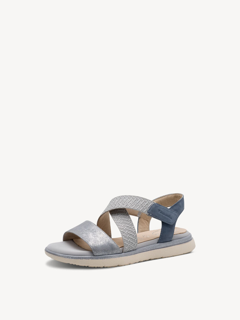 Leren Sandaal - blauw