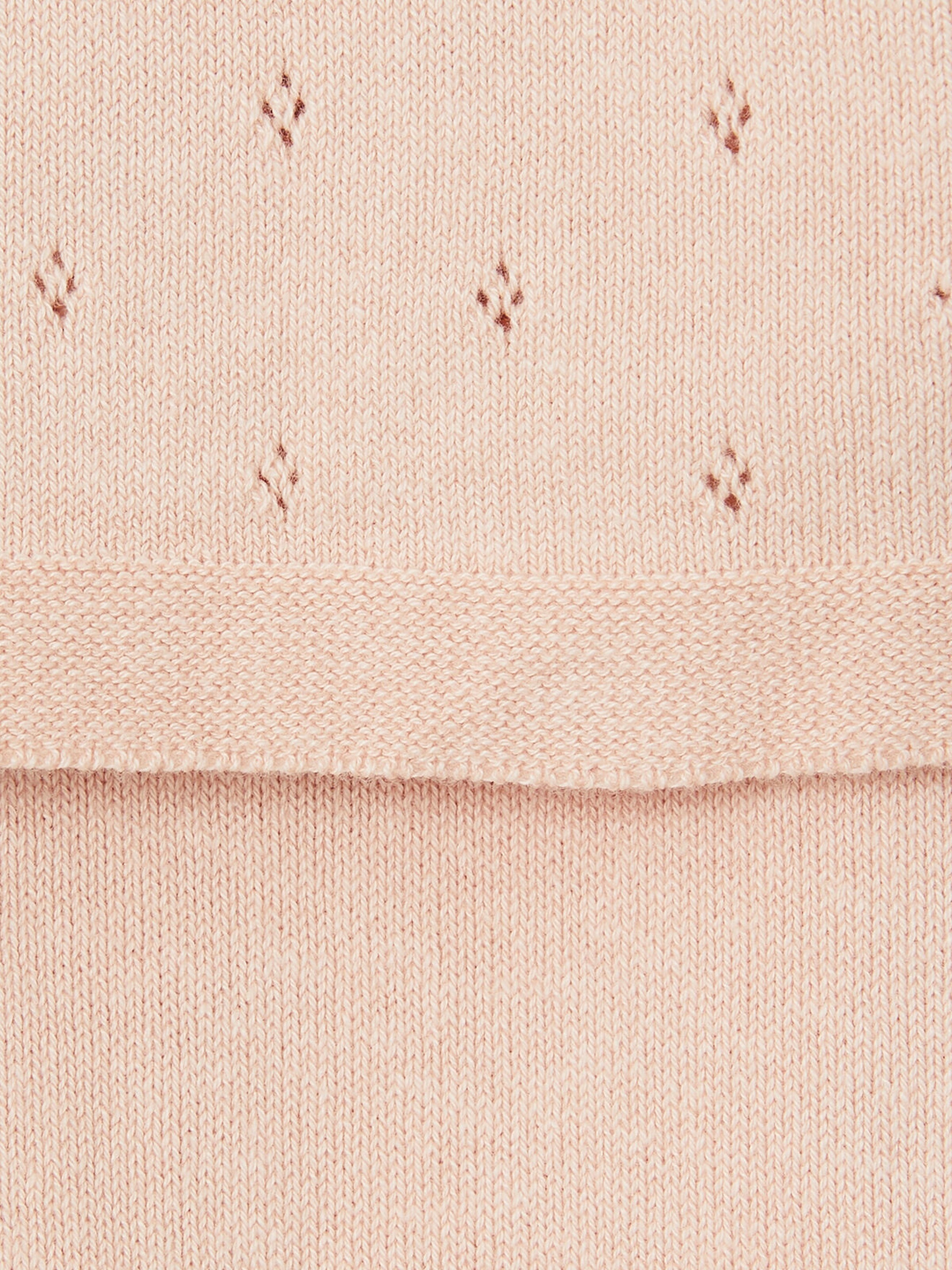 Vertbaudet Baby Strick-Set: Pullover & Hose rosa nude