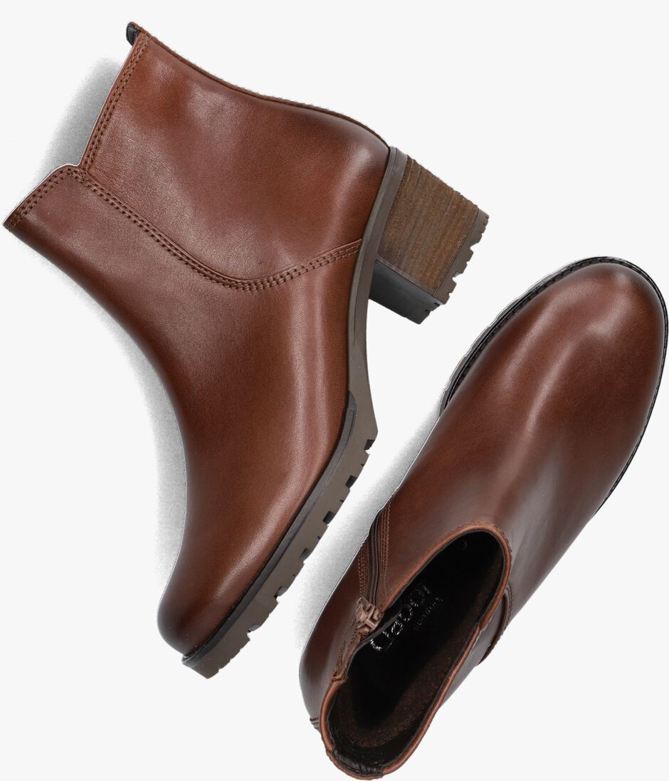 GABOR cognac gabor enkellaarsjes 800.1