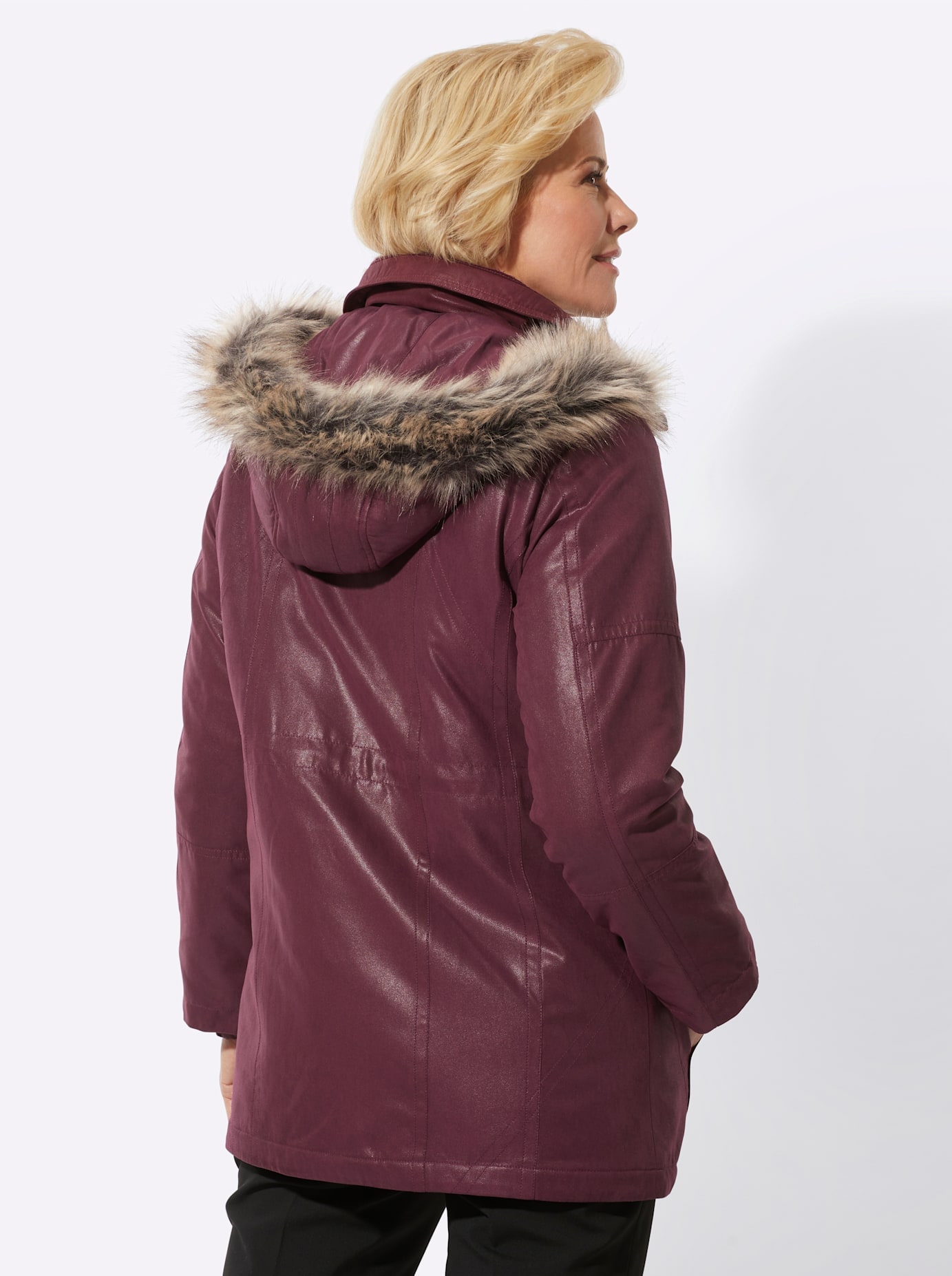 Classic Langjacke mit Kapuze