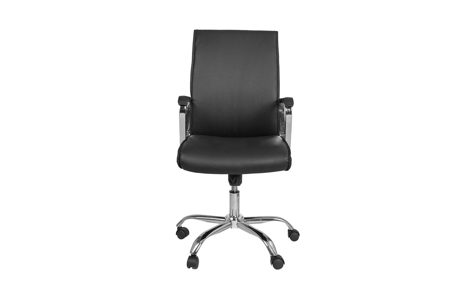 Bürostuhl Comfort Schwarz<br>Drehbarer Stuhl mit Armlehnen