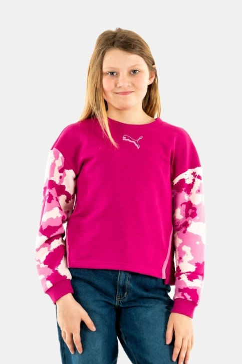 sweat puma g alpha crew 14 festival fuchsia