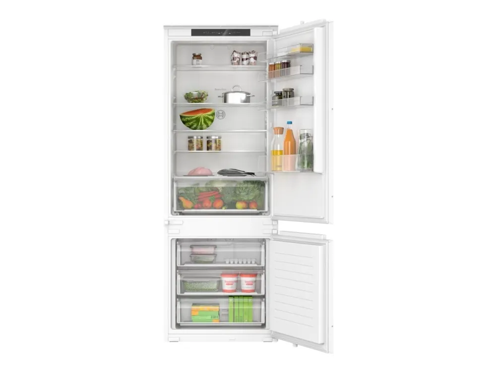 Bosch Serie | 2 KBN96NSE0 - Køleskab/fryser - bund-fryser - til indbygning - Wi-Fi - niche - bredde: 71 cm - dybde: 56 cm - højde: 194 cm - 383.1 liter - Klasse E
