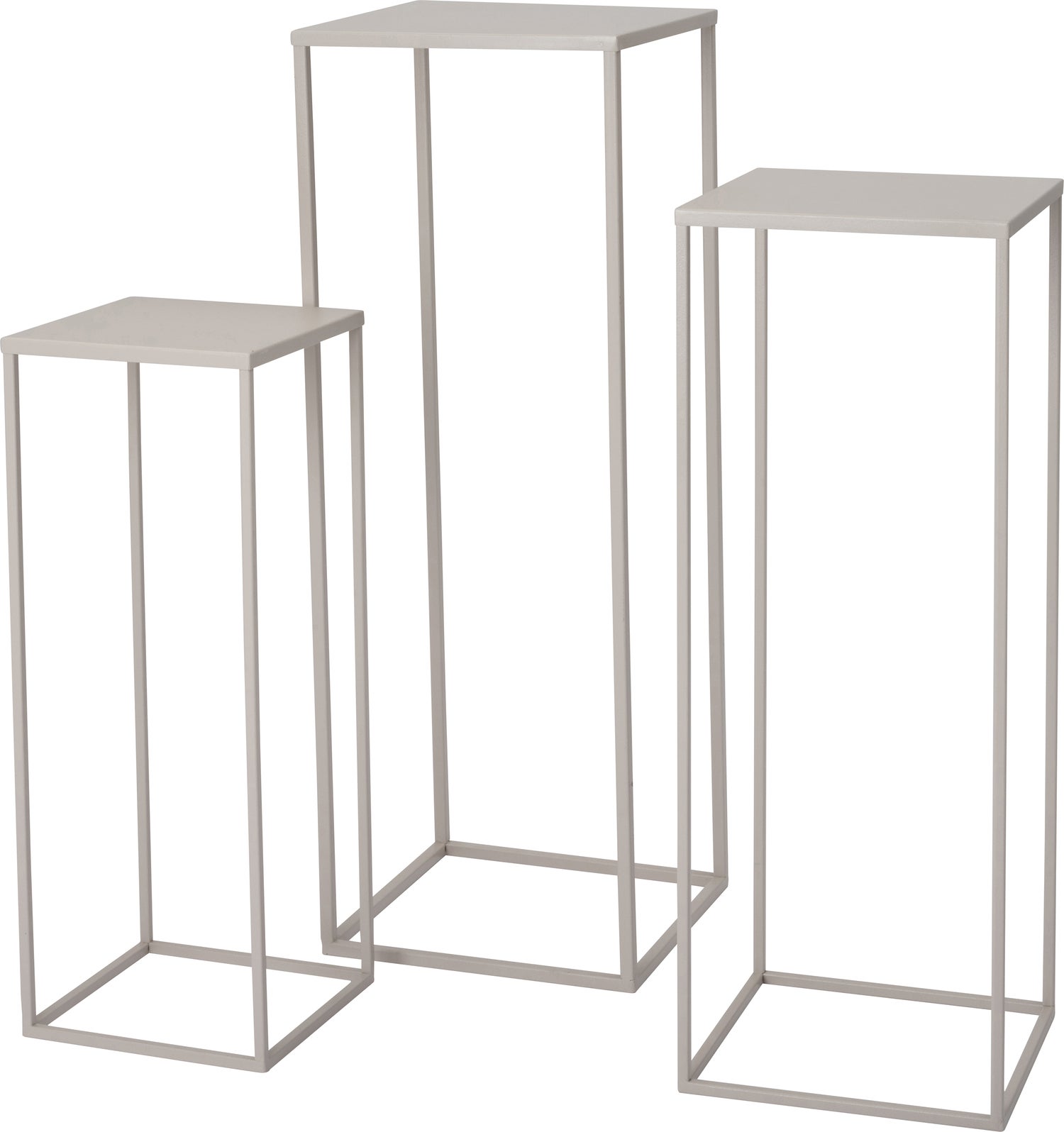 Intratuin Guido plantentafel taupe22 x 22 x 60 cm