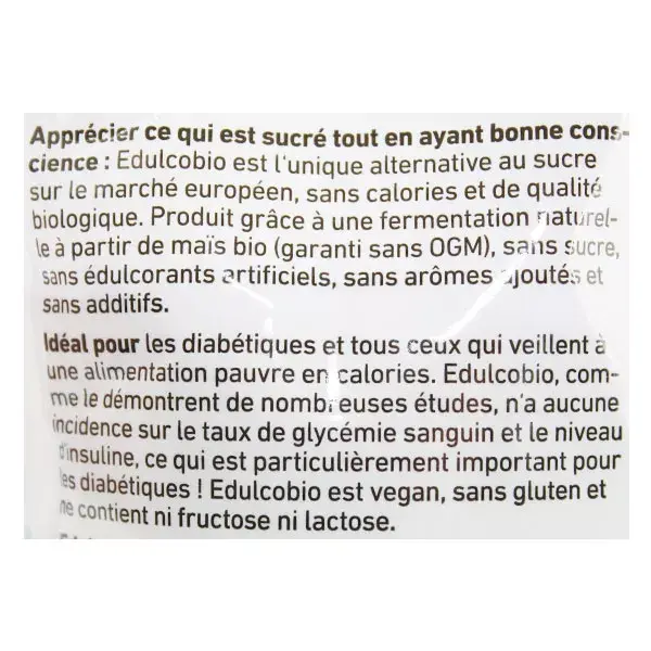 Edulcobio Açúcar Alternativo Orgânico em Pó Eritrol 440g
