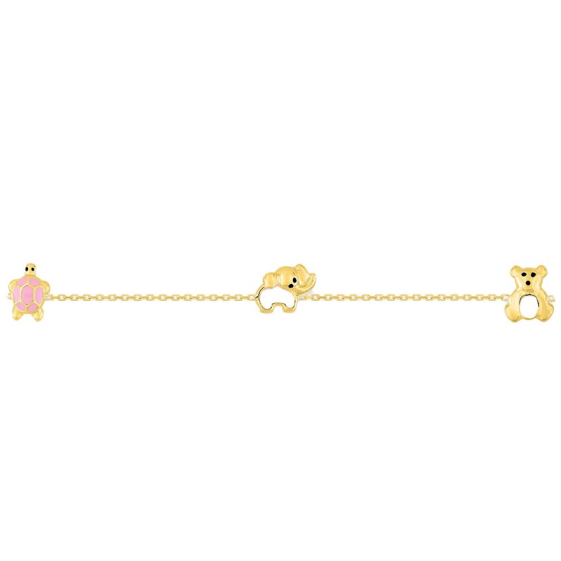 Bracelet Enfant - Or 18 Carats - Longueur : 16 cm