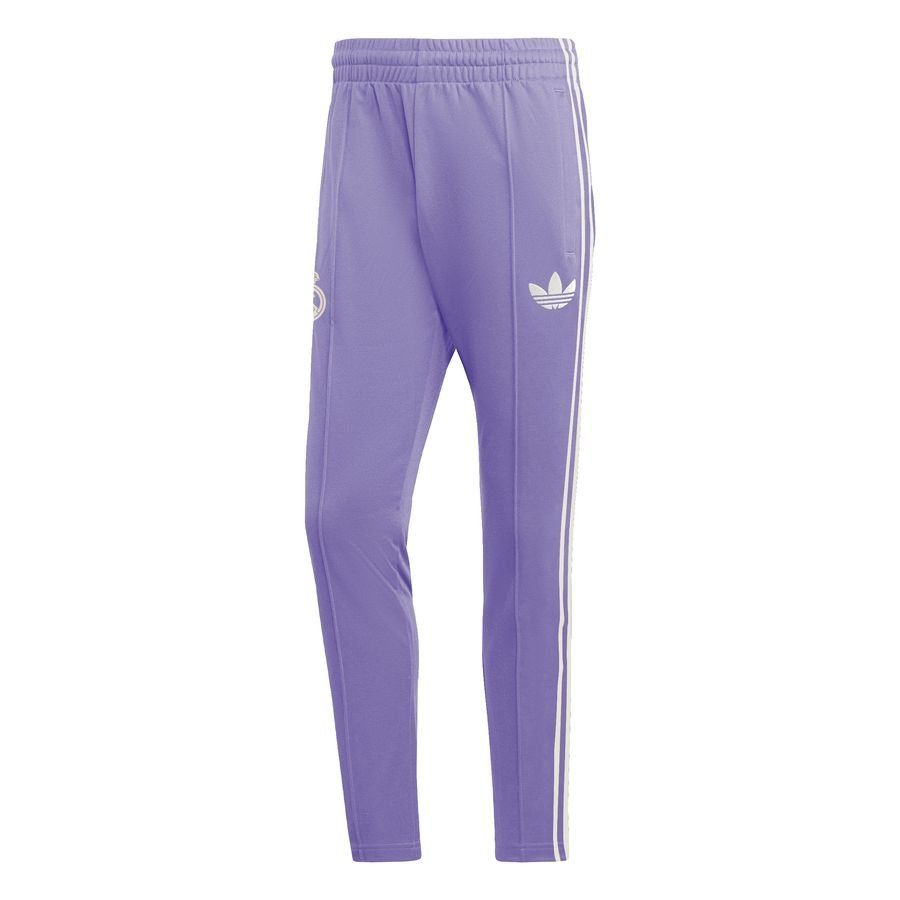 Real Madrid Bas de Survêtement OG Beckenbauer - Magic Lilac/Blanc
