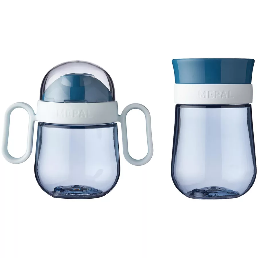 Mepal Trinklernbecher Mio 200 & 300 ml 2er Set blau
