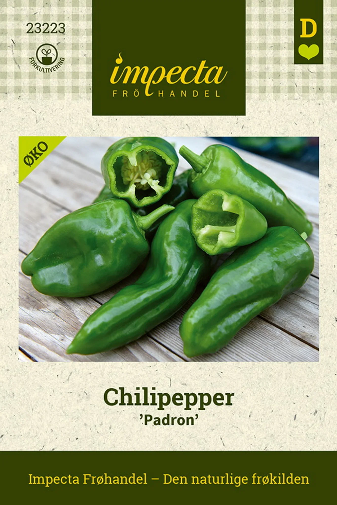 Capsicum annuum 'Padron' Chilipepper 'Padron'
