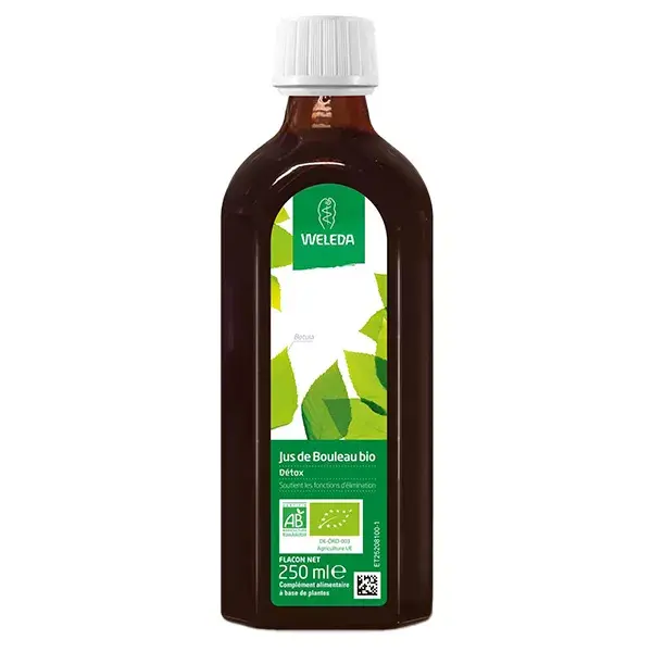 Suco de Bétula Orgânico Detox e Vitalidade Weleda 250ml