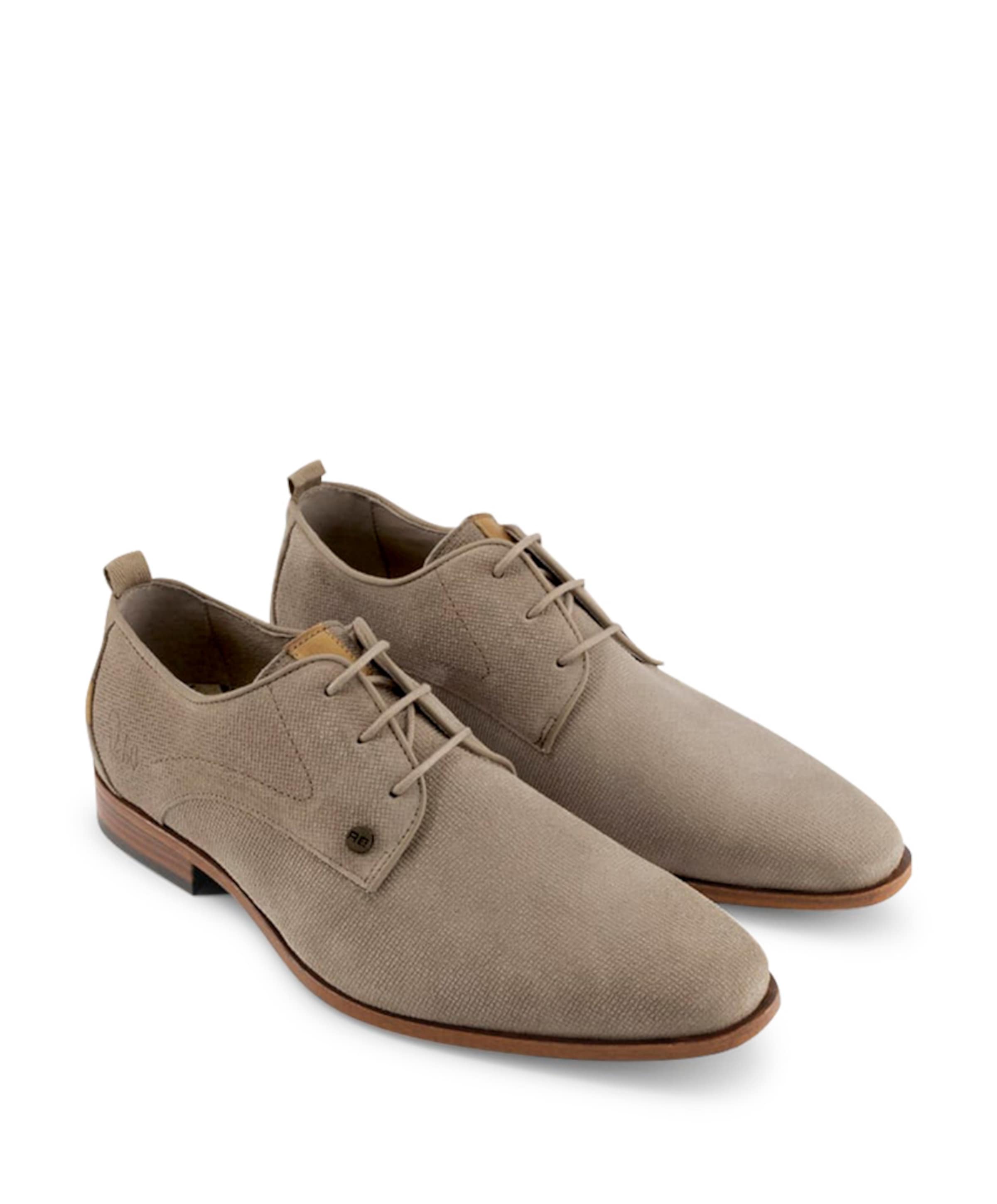 Rehab GREG WALL SUE heren veterschoenen beige