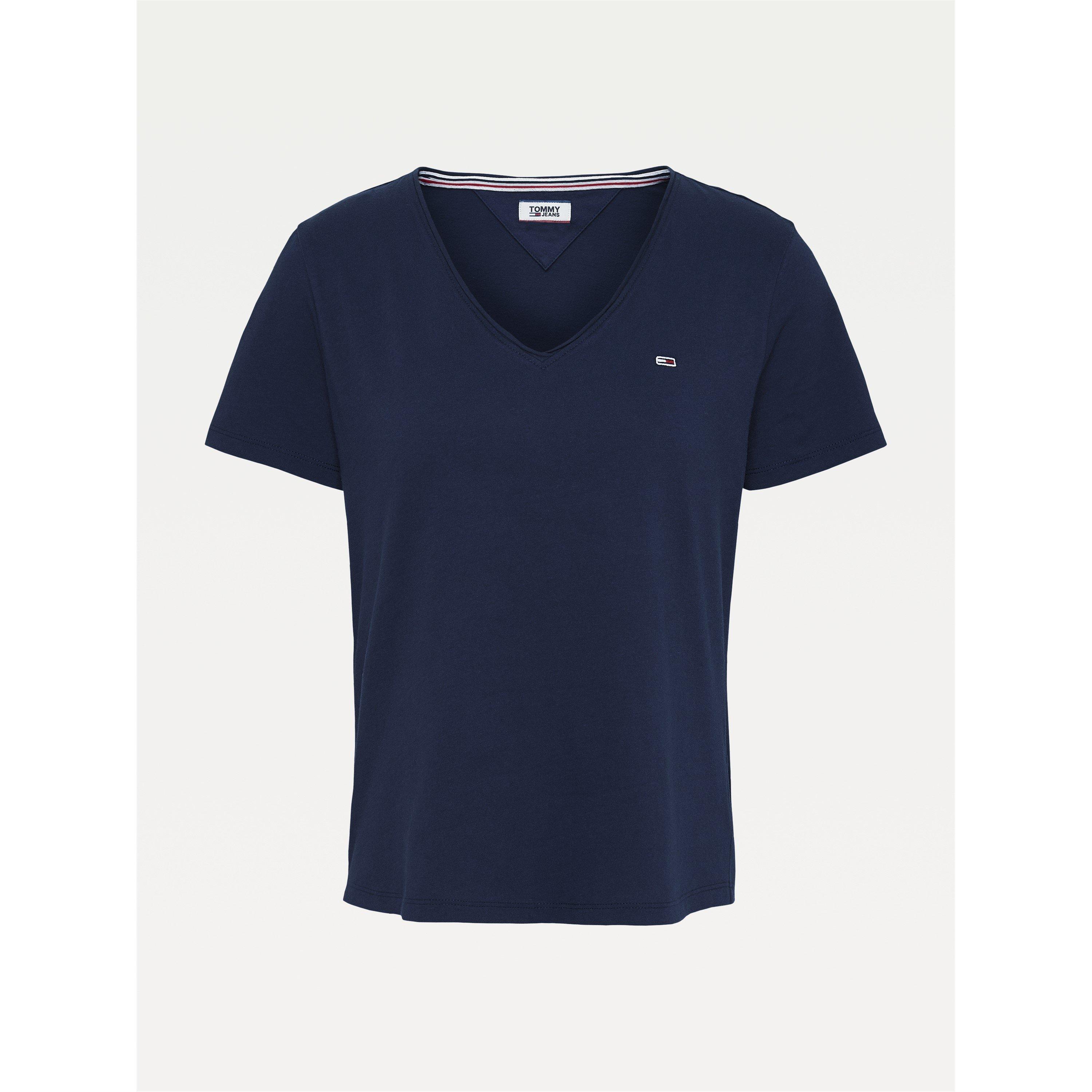 Tommy Jeans Slim V Neck T Shirt