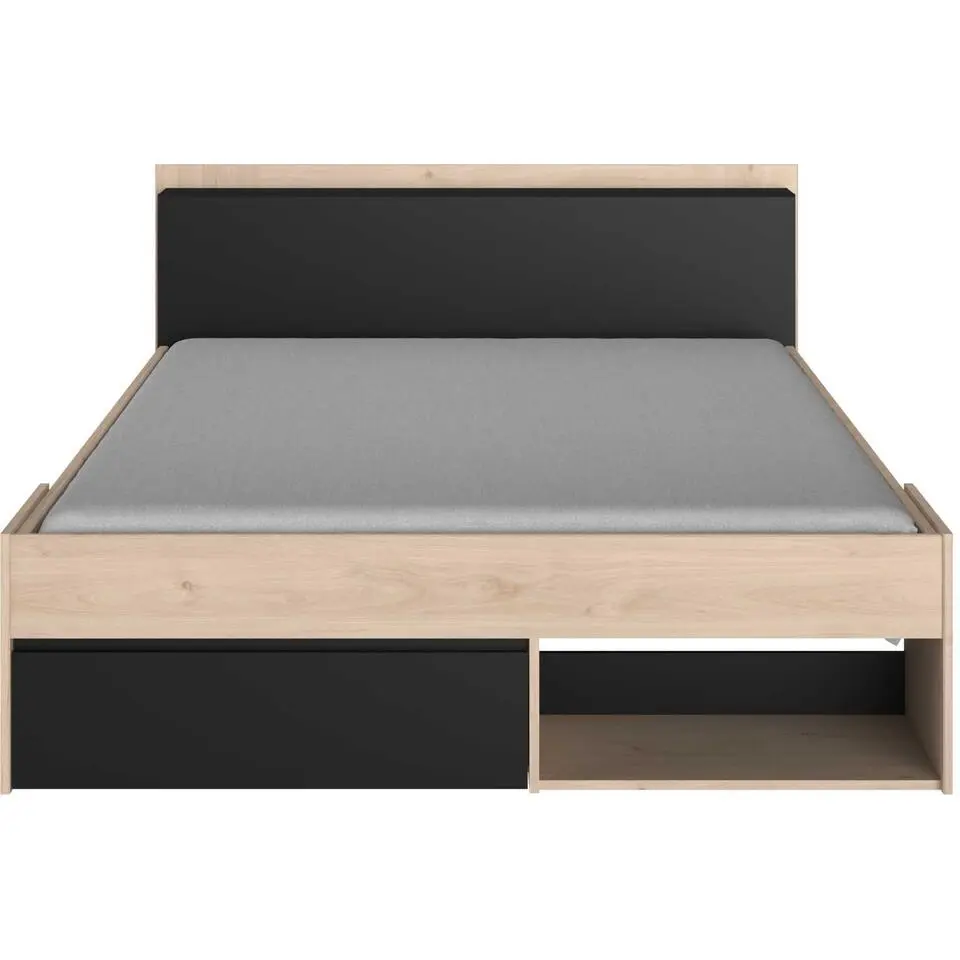 Bed Most 160x200cm - eik/zwart