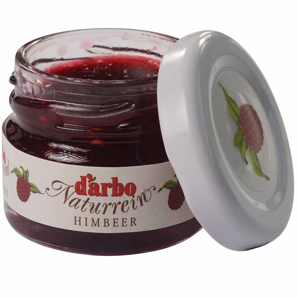 Darbo Naturrein Konfitüre extra Himbeere Minigläser 60x28g=1680g MHD:1.10.26