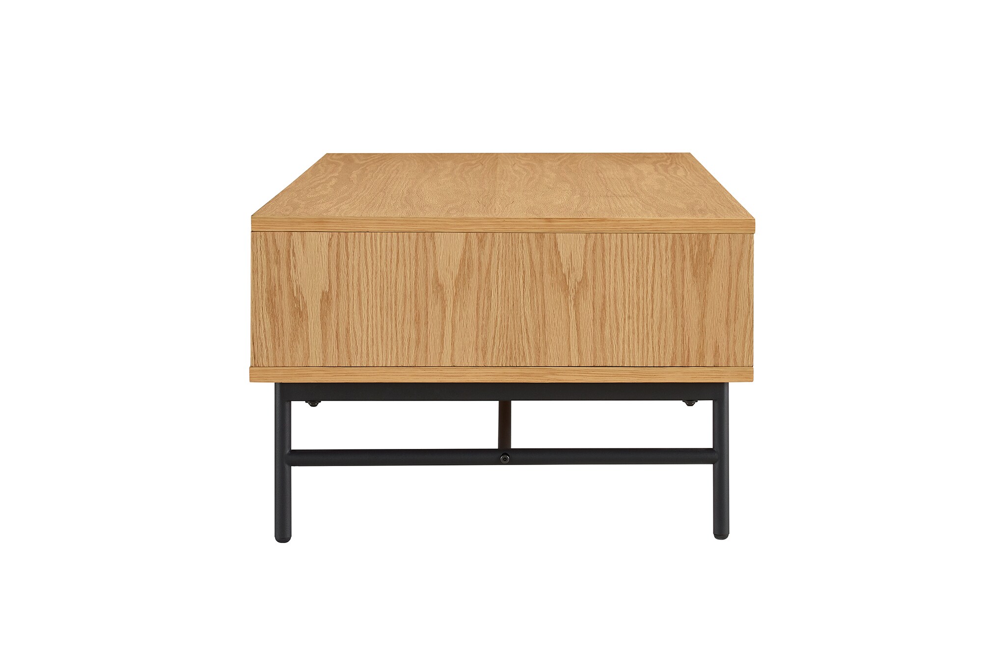 Couchtisch 120x60cm Eiche Furnier Sofatisch Beistelltisch Wohnzimmertisch Tisch