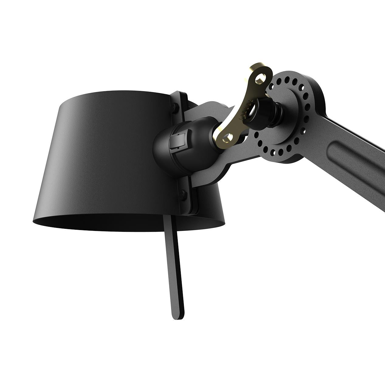 Bolt 1 Arm bureaulamp small Smokey Black