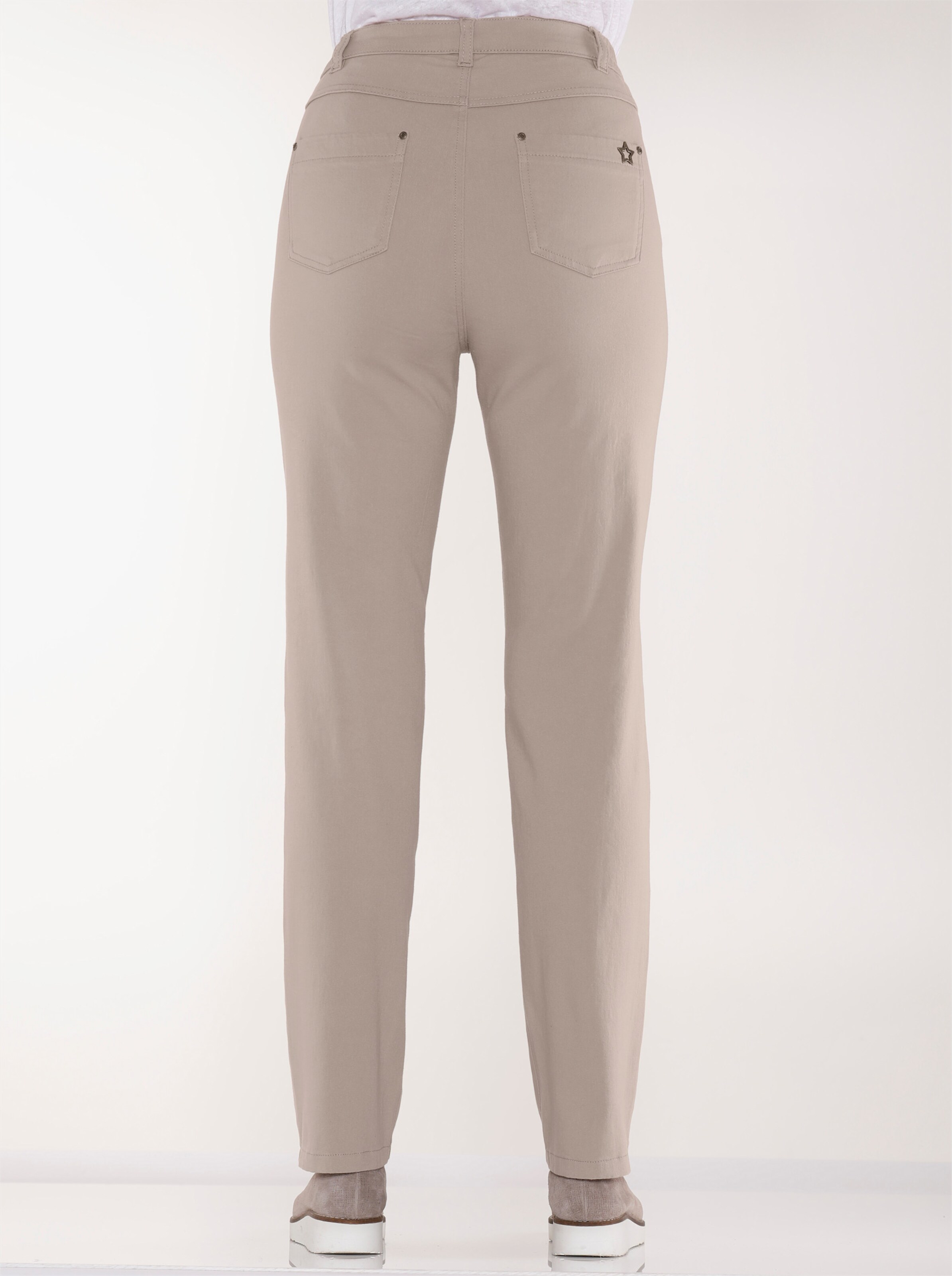 5-Pocket-Hose mit seitlichem Dehnbund