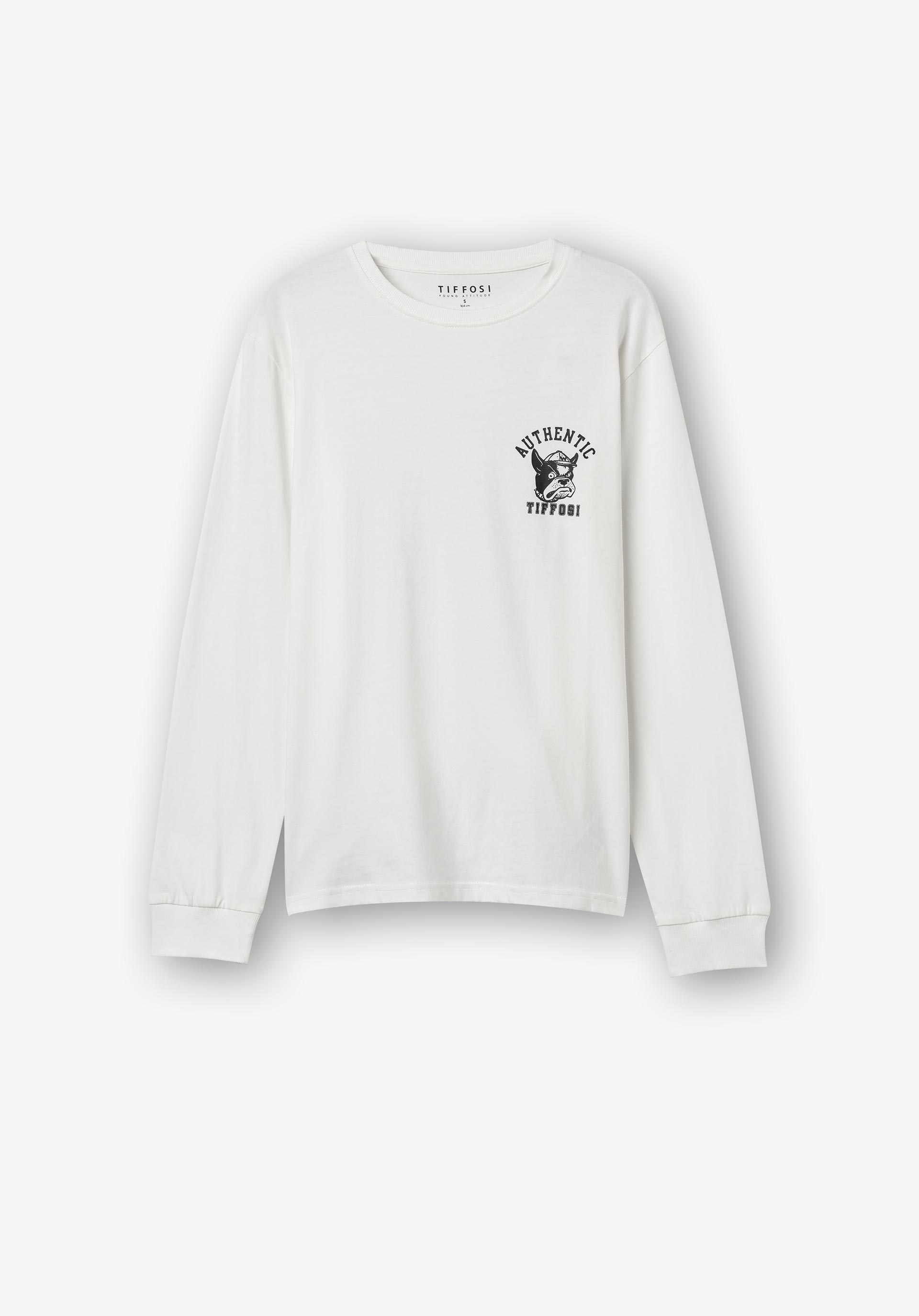 T-shirt com Estampado nas Costas