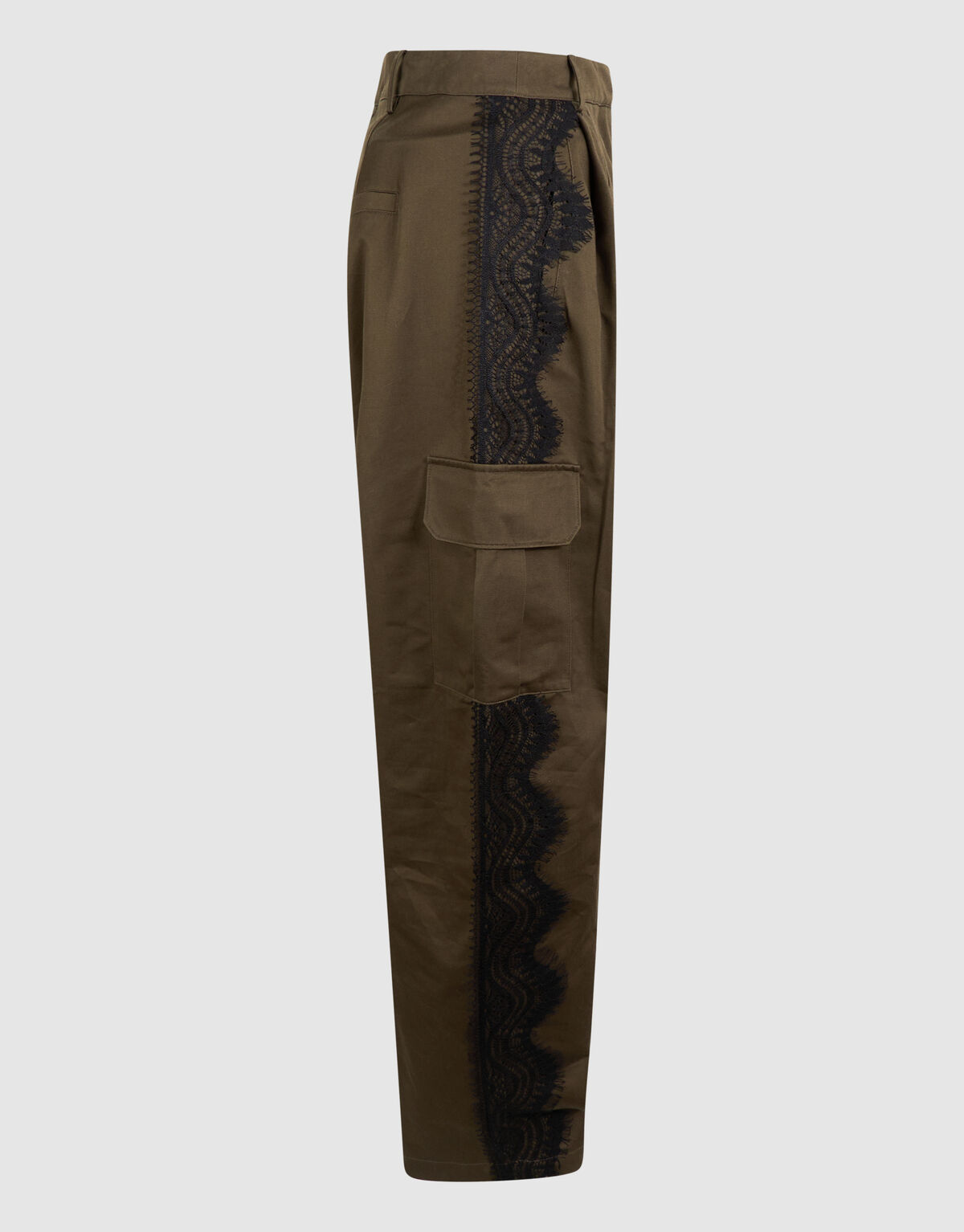 Cargo Lace Broek Khaki
